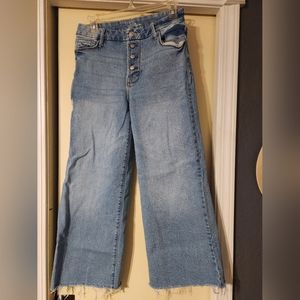 Time and Tru wide leg, stretch jeans.